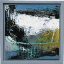 Load image into Gallery viewer, Vagaries in Blue - bkj-053-20-W - Brenda Jackson Studio Abstract Painting
