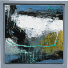 Load image into Gallery viewer, Vagaries in Blue - bkj-053-20-W - Brenda Jackson Studio Abstract Painting
