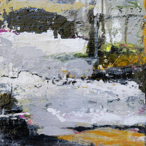Winter Flows - bkj-051-20-W - Brenda Jackson Studio Abstract Painting